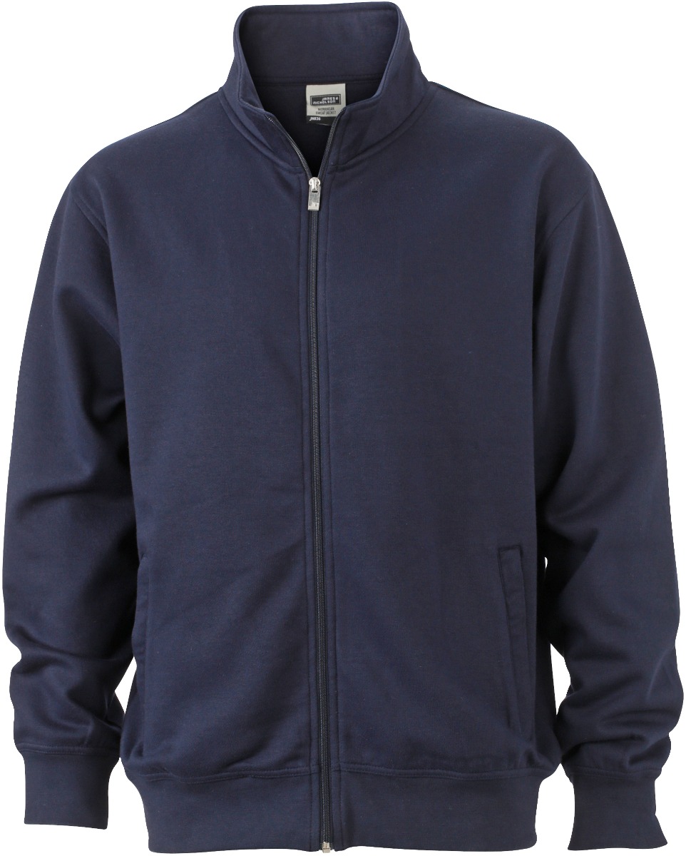 Sweatjacken mit Stehkragen