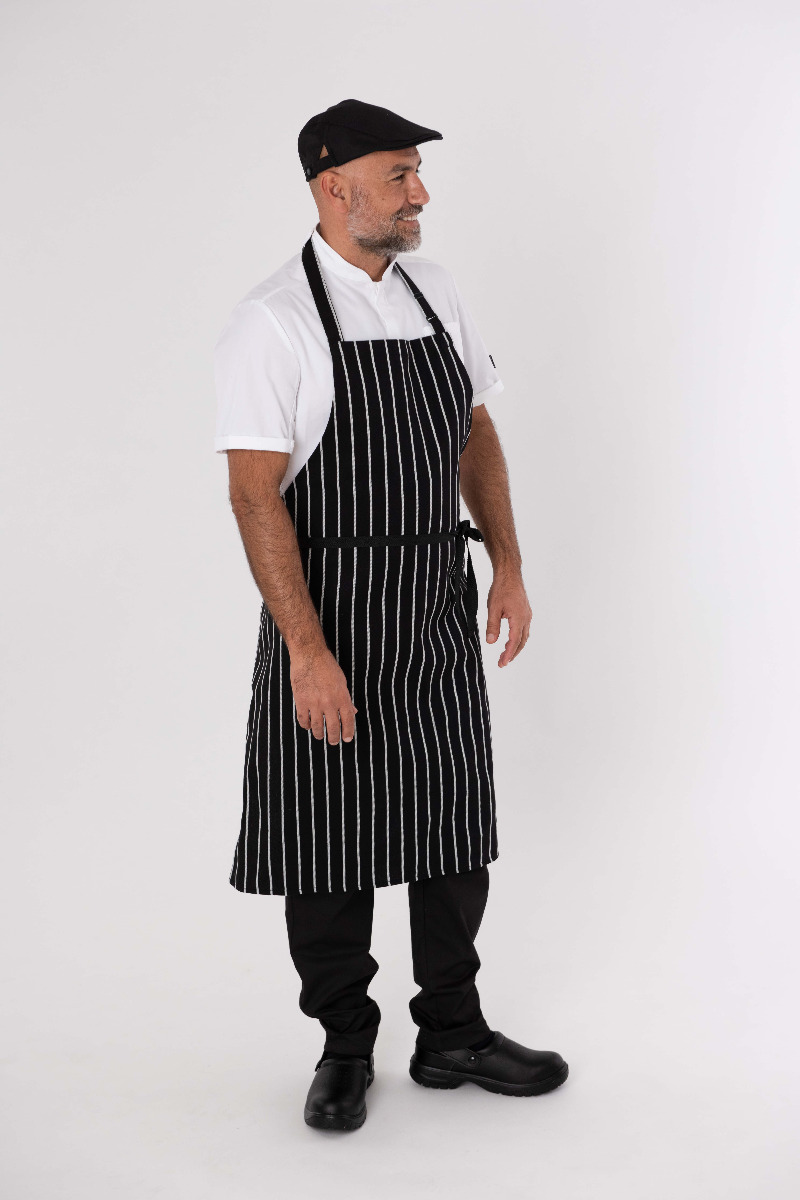 Schürzen gestreift