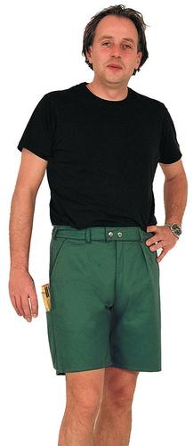 Shorts dunkelgrün Mischgewebe