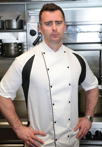 Vestons Le Chef zweifarbig, kurzarm